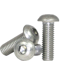 STAINLESS 316 BUTTON SOCKET CAP SCREW (INCH)