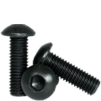METRIC CLASS 12.9 BUTTON SOCKET SCREW, ISO 7380 1, THERMAL BLACK OXIDE
