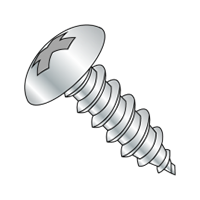 TAPPING SCREW, PHILLIPS TRUSS HEAD, TYPE AB, ZINC CR+3 (INCH)