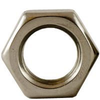 STAINLESS 18 8 HEX JAM NUT (INCH)