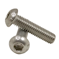 METRIC STAINLESS 316 BUTTON SOCKET SCREW, ISO 7380 1