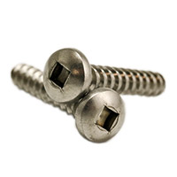 STAINLESS 18 8 SELF TAPPING SCREW, SQUARE PAN HEAD, TYPE A (INCH)