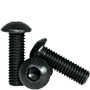 METRIC CLASS 12.9 BUTTON SOCKET SCREW, ISO 7380 1, THERMAL BLACK OXIDE