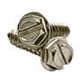 STAINLESS 18 8 SELF TAPPING SCREW, SLOT HEX WASHER HEAD, TYPE A (INCH)