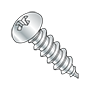 TAPPING SCREW, PHILLIPS ROUND HEAD, TYPE AB, ZINC CR+3 (INCH)
