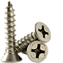 STAINLESS 18 8 SELF TAPPING SCREW, PHILLIPS FLAT HEAD, TYPE A (INCH)