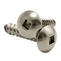STAINLESS 18 8 SELF TAPPING SCREW, SQUARE TRUSS HEAD, TYPE A (INCH)