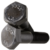 USA A325 HEAVY HEX STRUCTURAL BOLT, TYPE 1, PLAIN (INCH)