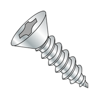 TAPPING SCREW, PHILLIPS FLAT HEAD, TYPE AB, ZINC CR+3 (INCH)