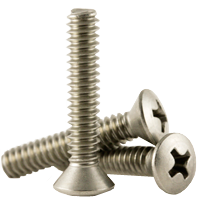 STAINLESS 18 8 MACHINE SCREW, PHILLIPS OVAL HEAD (INCH)