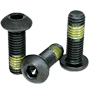 BUTTON SOCKET SCREW, NYLON PATCH, THERMAL BLACK OXIDE, ALLOY (INCH)