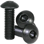 METRIC CLASS 10.9 BUTTON SOCKET SCREW, ISO 7380 1, THERMAL BLACK OXIDE