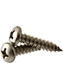 STAINLESS 18 8 SELF TAPPING SCREW, PHILLIPS PAN HEAD, TYPE A (INCH)